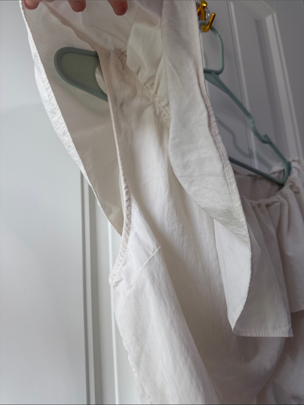 White Ruffle Blouse - Picture 4 of 6